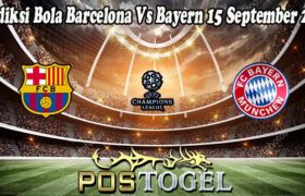 Prediksi Bola Barcelona Vs Bayern 15 September 2021