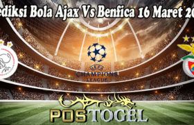 Prediksi Bola Ajax Vs Benfica 16 Maret 2022