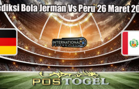 Prediksi Bola Jerman Vs Peru 26 Maret 2023