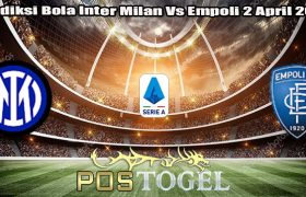 Prediksi Bola Inter Milan Vs Empoli 2 April 2024